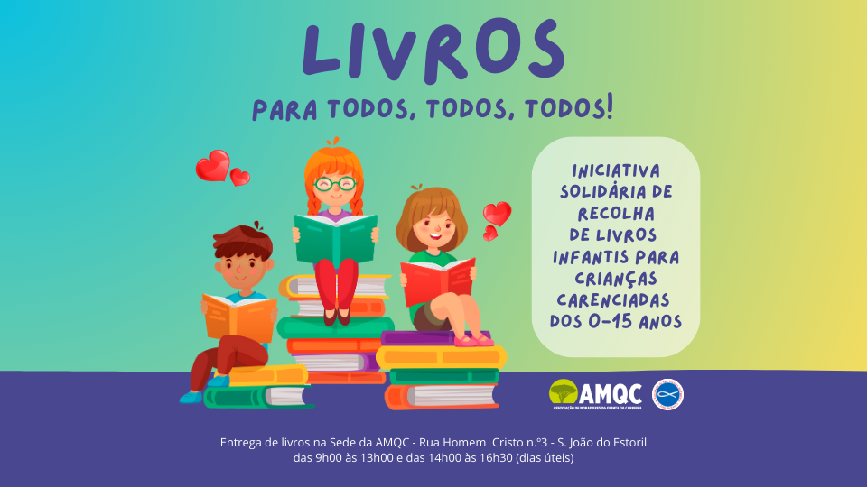 AMQC LIVROS PARA TODOS- NOTICIA WEBSITE